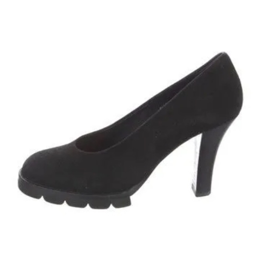 WALTER STEIGER Black Nylon Platform Pump-Size-5.5- Black-RARE FIND! READ!